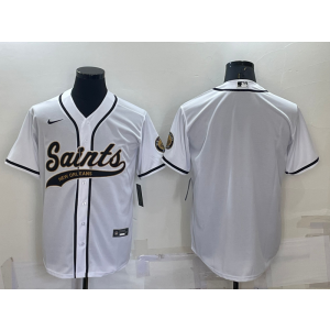 Nike Saints Blank White Vapor Baseball Limited Men Jersey Nike Saints Blank White Vapor Baseball Limited Men Jersey
