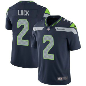 Nike Seahawk 2 Drew Lock Navy Vapor Untouchable Limited Men Jersey Nike Seahawk 2 Drew Lock Navy Vapor Untouchable Limited Men Jersey