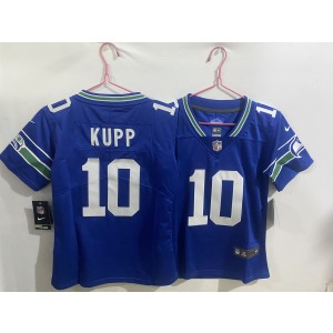 Nike Seahawks 10 Cooper Kupp Blue Throwback Vapor Limited Youth Jersey Nike Seahawks 10 Cooper Kupp Blue Throwback Vapor Limited Youth Jersey