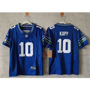 Nike Seahawks 10 Cooper Kupp Royal F.U.S.E. Vapor Limited Women Jersey(Run Small) Nike Seahawks 10 Cooper Kupp Royal F.U.S.E. Vapor Limited Women Jersey(Run Small)