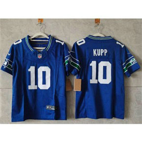 Nike Seahawks 10 Cooper Kupp Royal Throwback F.U.S.E. Vapor Limited Youth Jersey Nike Seahawks 10 Cooper Kupp Royal Throwback F.U.S.E. Vapor Limited Youth Jersey