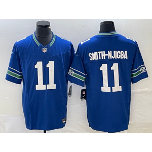 Nike Seahawks 11 Jaxon Smith-Njigba Royal 2023 F.U.S.E Vapor Limited Men Jersey Nike Seahawks 11 Jaxon Smith-Njigba Royal 2023 F.U.S.E Vapor Limited Men Jersey