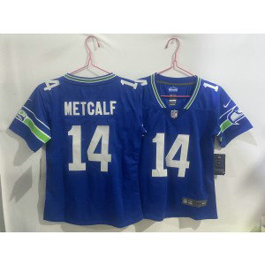 Nike Seahawks 14 D.K. Metcalf Royal Vapor Limited Youth Jersey Nike Seahawks 14 D.K. Metcalf Royal Vapor Limited Youth Jersey