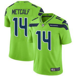 Nike Seahawks 14 DK Metcalf Green Color Rush Limited Men Jersey Nike Seahawks 14 DK Metcalf Green Color Rush Limited Men Jersey