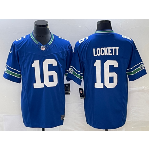 Nike Seahawks 16 Tyler Lockett Royal 2023 F.U.S.E Vapor Limited Men Jersey Nike Seahawks 16 Tyler Lockett Royal 2023 F.U.S.E Vapor Limited Men Jersey