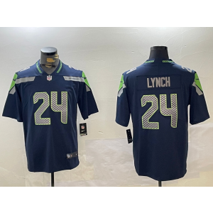 Nike Seahawks 24 Marshawn Lynch Blue Vapor Limited Men Jersey Nike Seahawks 24 Marshawn Lynch Blue Vapor Limited Men Jersey