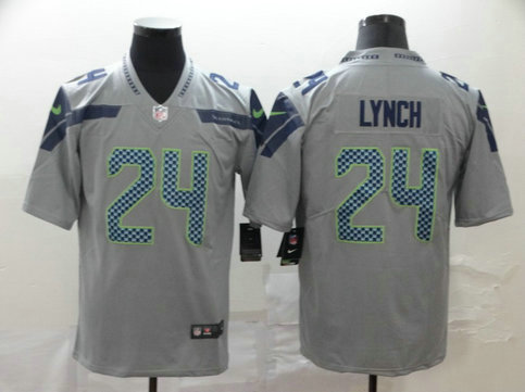 Nike Seahawks 24 Marshawn Lynch Gray Vapor Untouchable Limited Jersey Nike Seahawks 24 Marshawn Lynch Gray Vapor Untouchable Limited Jersey
