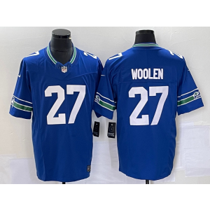 Nike Seahawks 27 Tariq Woolen Royal 2023 F.U.S.E Vapor Limited Men Jersey Nike Seahawks 27 Tariq Woolen Royal 2023 F.U.S.E Vapor Limited Men Jersey