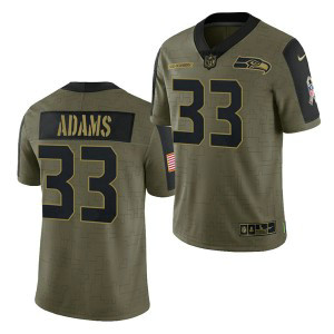 Nike Seahawks 33 Jamal Adams 2021 Olive Salute To Service Limited Men Jersey Nike Seahawks 33 Jamal Adams 2021 Olive Salute To Service Limited Men Jersey
