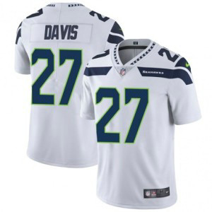 Nike Seattle Seahawks 27 Mike Davis White Vapor Untouchable Limited Men Jersey Nike Seattle Seahawks 27 Mike Davis White Vapor Untouchable Limited Men Jersey