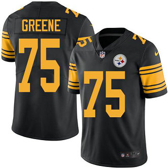 Nike Steelers #75 Joe Greene Black Men's Stitched NFL Limited Rush Jersey Nike Steelers #75 Joe Greene Black Men's Stitched NFL Limited Rush Jersey