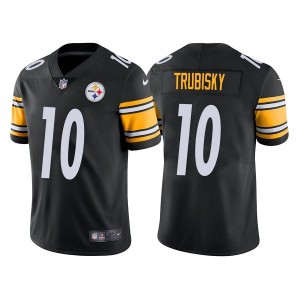 Nike Steelers 10 Mitchell Trubisky Black Vapor Untouchable Limited Men Jersey Nike Steelers 10 Mitchell Trubisky Black Vapor Untouchable Limited Men Jersey