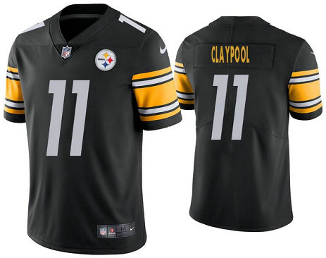 Nike Steelers 11 Chase Claypool Black Vapor Untouchable Limited Jersey Nike Steelers 11 Chase Claypool Black Vapor Untouchable Limited Jersey