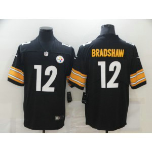 Nike Steelers 12 Terry Bradshaw Black Vapor Untouchable Limited Men Jersey Nike Steelers 12 Terry Bradshaw Black Vapor Untouchable Limited Men Jersey