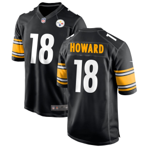 Nike Steelers 18 Will Howard Black 2025 Draft Vapor Limited Men Jersey Nike Steelers 18 Will Howard Black 2025 Draft Vapor Limited Men Jersey