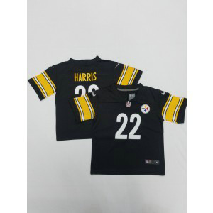 Nike Steelers 22 Najee Harris Black Toddler jersey Nike Steelers 22 Najee Harris Black Toddler jersey