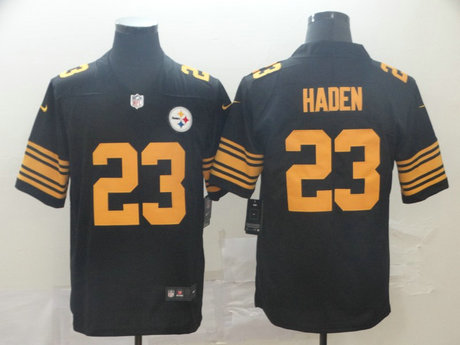Nike Steelers 23 Joe Haden Black Color Rush Limited Jersey Nike Steelers 23 Joe Haden Black Color Rush Limited Jersey