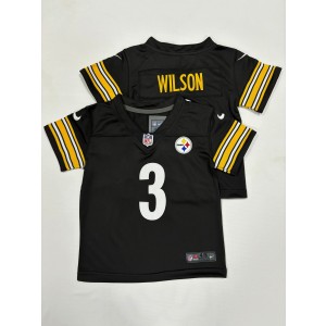 Nike Steelers 3 Russell Wilson Black Toddler Jersey Nike Steelers 3 Russell Wilson Black Toddler Jersey