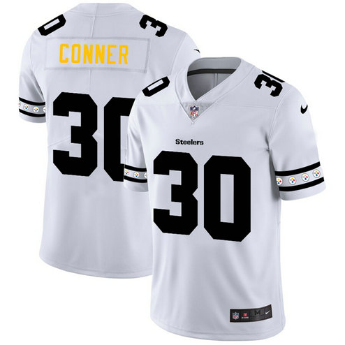 Nike Steelers 30 James Conner White Team Logos Fashion Vapor Limited Jersey Nike Steelers 30 James Conner White Team Logos Fashion Vapor Limited Jersey