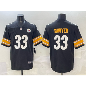 Nike Steelers 33 Sawyer Black Vapor Limited Men Jersey Nike Steelers 33 Sawyer Black Vapor Limited Men Jersey