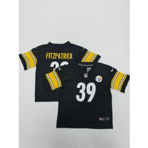 Nike Steelers 39 Minkah Fitzpatrick Black Toddler jersey Nike Steelers 39 Minkah Fitzpatrick Black Toddler jersey