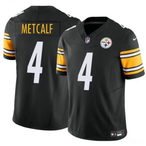 Nike Steelers 4 DK Metcalf Black F.U.S.E. Vapor Limited Men Jersey Nike Steelers 4 DK Metcalf Black F.U.S.E. Vapor Limited Men Jersey