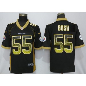 Nike Steelers 55 Devin Bush Black Drift Fashion Limited Men Jersey Nike Steelers 55 Devin Bush Black Drift Fashion Limited Men Jersey