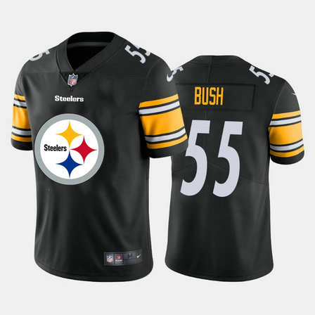 Nike Steelers 55 Devin Bush Black Team Big Logo Vapor Untouchable Limited Jersey Nike Steelers 55 Devin Bush Black Team Big Logo Vapor Untouchable Limited Jersey