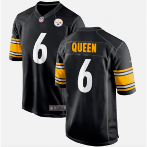 Nike Steelers 6 Patrick Queen Black Vapor Untouchable Limited Men Jersey
