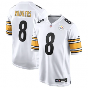 Nike Steelers 8 Aaron Rodgers White Vapor Untouchable Limited Men Jersey