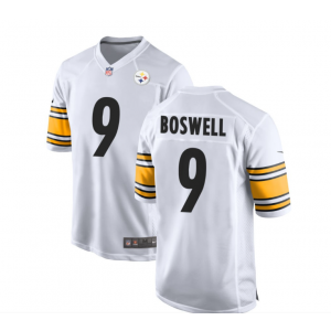Nike Steelers 9 BOSWELL White Vapor Untouchable Limited Men Jersey Nike Steelers 9 BOSWELL White Vapor Untouchable Limited Men Jersey