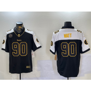 Nike Steelers 90 T.J. Watt Black Thanksgiving F.U.S.E. Vapor Limited Men Jersey Nike Steelers 90 T.J. Watt Black Thanksgiving F.U.S.E. Vapor Limited Men Jersey