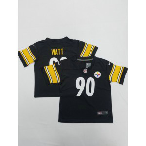 Nike Steelers 90 T.J. Watt Black Toddler Jersey Nike Steelers 90 T.J. Watt Black Toddler Jersey