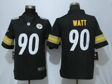 Nike Steelers 90 T.J. Watt Black Vapor Untouchable Player Limited Jersey Nike Steelers 90 T.J. Watt Black Vapor Untouchable Player Limited Jersey