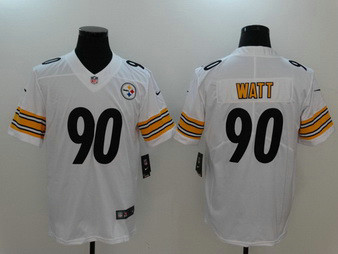 Nike Steelers 90 T.J. Watt White Vapor Untouchable Player Limited Jersey Nike Steelers 90 T.J. Watt White Vapor Untouchable Player Limited Jersey