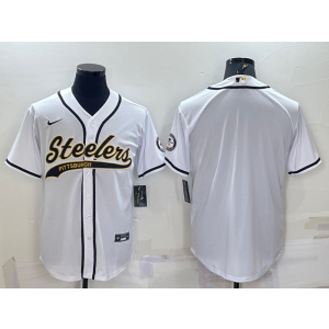 Nike Steelers Blank White Vapor Baseball Limited Men Jersey Nike Steelers Blank White Vapor Baseball Limited Men Jersey