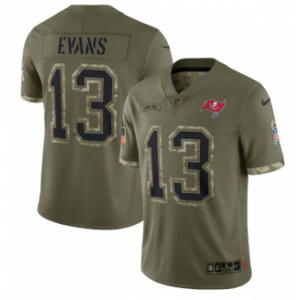 Nike Tampa Bay Buccaneers 13 Mike Evans Olive 2022 Salute To Service Limited Men Jersey Nike Tampa Bay Buccaneers 13 Mike Evans Olive 2022 Salute To Service Limited Men Jersey