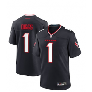 Nike Texans 1 Diggs Black Vapor Untouchable Limited Men Jersey Nike Texans 1 Diggs Black Vapor Untouchable Limited Men Jersey