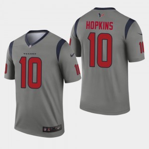 Nike Texans 10 DeAndre Hopkins Grey Inverted Legend Men Jersey Nike Texans 10 DeAndre Hopkins Grey Inverted Legend Men Jersey