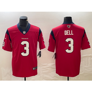 Nike Texans 3 DELL Red Vapor Untouchable Limited Men Jersey Nike Texans 3 DELL Red Vapor Untouchable Limited Men Jersey