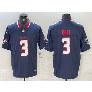 Nike Texans 3 Dell Navy White F.U.S.E. Vapor Limited Men Jersey Nike Texans 3 Dell Navy White F.U.S.E. Vapor Limited Men Jersey
