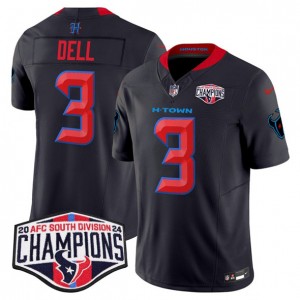 Nike Texans 3 Tank Dell Navy Red 2024 AFC South Division Champions F.U.S.E. Vapor Limited Men Jersey Nike Texans 3 Tank Dell Navy Red 2024 AFC South Division Champions F.U.S.E. Vapor Limited Men Jersey