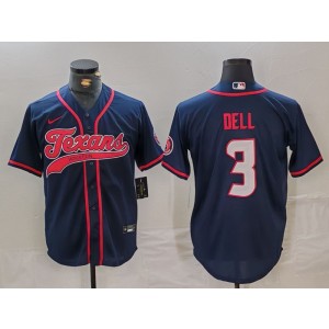 Nike Texans 3 Tank Dell Navy Vapor Baseball Limited Men Jersey Nike Texans 3 Tank Dell Navy Vapor Baseball Limited Men Jersey