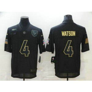 Nike Texans 4 Deshaun Watson 2020 Black Salute To Service Limited Men Jersey Nike Texans 4 Deshaun Watson 2020 Black Salute To Service Limited Men Jersey