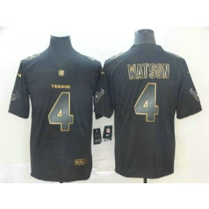 Nike Texans 4 Deshaun Watson Black Gold Vapor Untouchable Limited Men Jersey Nike Texans 4 Deshaun Watson Black Gold Vapor Untouchable Limited Men Jersey