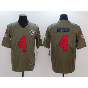Nike Texans 4 Deshaun Watson Olive 2017 Salute To Service Limited Men Jersey Nike Texans 4 Deshaun Watson Olive 2017 Salute To Service Limited Men Jersey