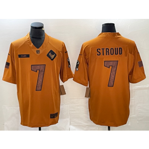 Nike Texans 7 CJ Stroud 2023 Brown Salute To Service Limited Men Jersey Nike Texans 7 CJ Stroud 2023 Brown Salute To Service Limited Men Jersey
