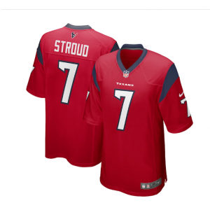 Nike Texans 7 C.J Stroud Red Vapor Untouchable Limited Men Jersey