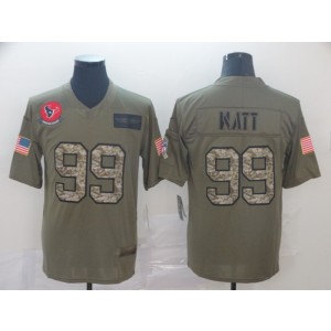 Nike Texans 99 J.J. Watt 2019 Olive Camo Salute To Service Limited Men Jersey Nike Texans 99 J.J. Watt 2019 Olive Camo Salute To Service Limited Men Jersey