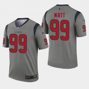 Nike Texans 99 J.J. Watt Grey Inverted Legend Men Jersey Nike Texans 99 J.J. Watt Grey Inverted Legend Men Jersey
